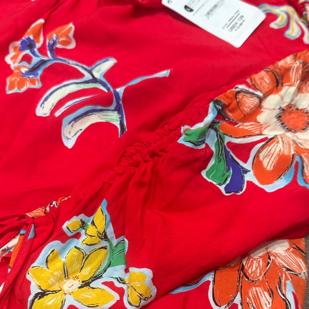Desigual Red Floral Blouse - Picture 4 of 9